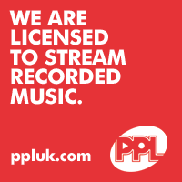 We are licensed to stream recorded music.